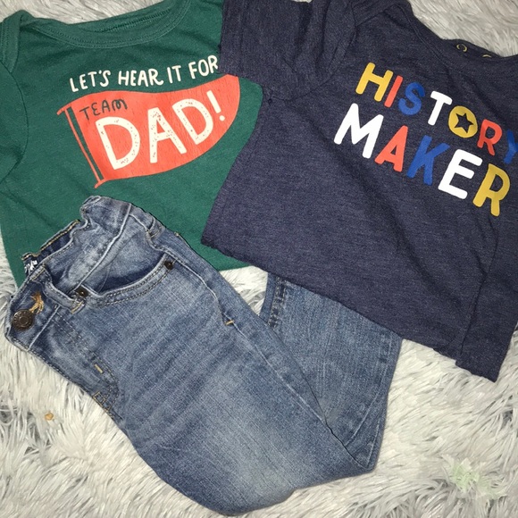 👶🏼 Two onesies and a pair of jeans - Picture 3 of 6